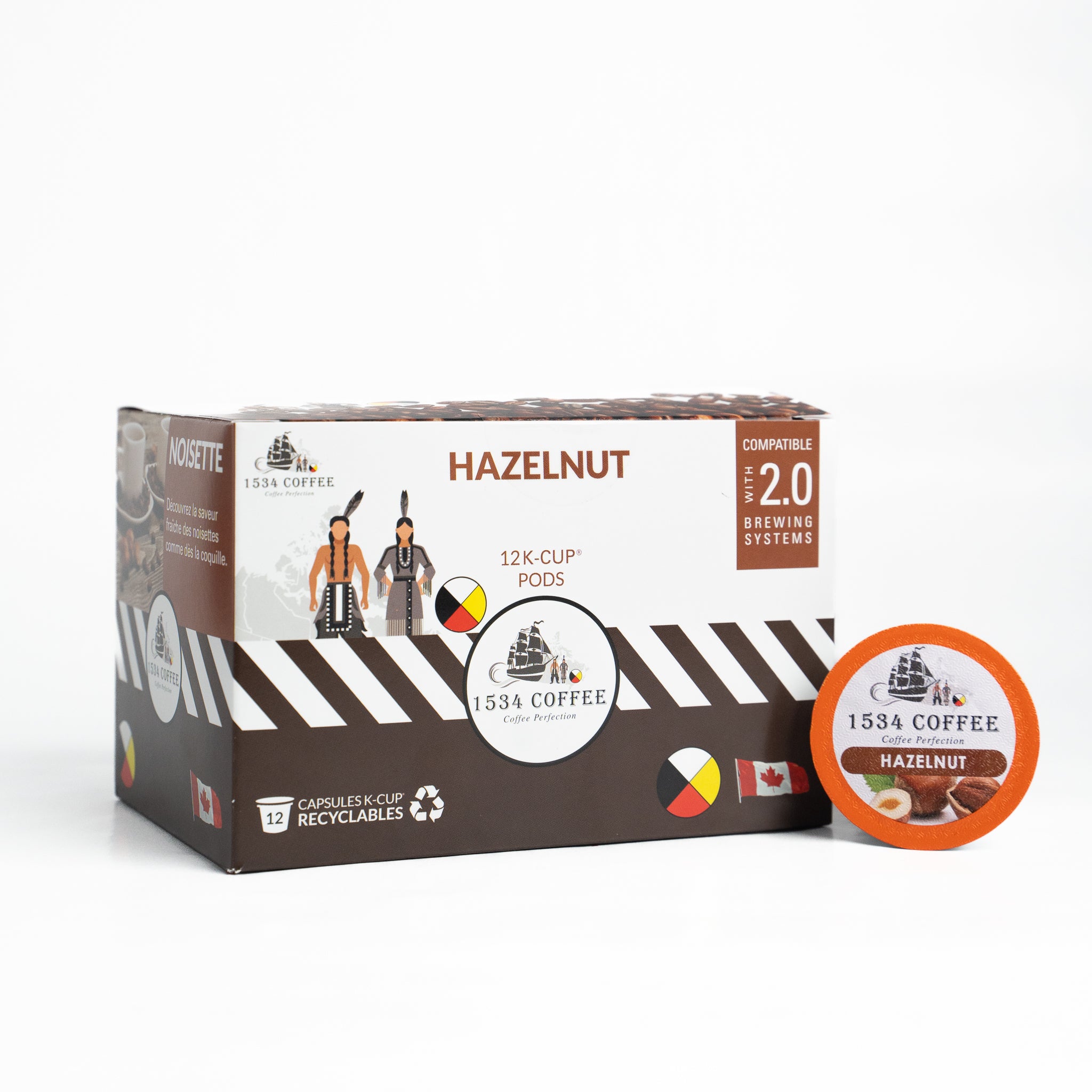 茶 kaaoS Hazelnut K-Pods – 1534coffee.ca